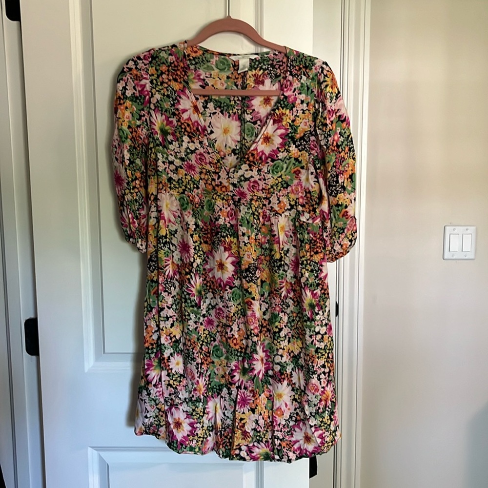 H&M maternity short floral dress